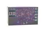 LED drucik gałązka pastelkolor 1536 diod 9,9m 220V LED wire cluster pastelcolor 1536 led  23151644