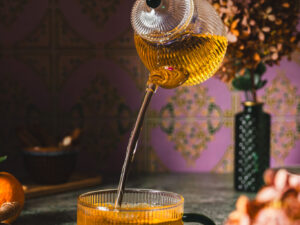 MPL czajnik zaparzacz i filiżanka JUSTINE 0,5 l ZI MPL borosilacate glass JUSTINE Tea 4 One GREEN