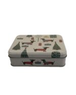 Zimowa puszka 14x10x4,2 cm Deco WINTER Tin box 23465224