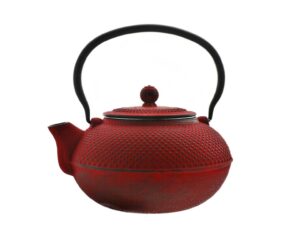 Żeliwny dzbanek zaparzacz 1,5L GIFT ONE czerwony Cast iron japanese teapot 1,5L GIFT ONE RED