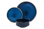 Ceramiczna linia STACK BLUE serwis obiadowy 18 el Ceramic STACK BLUE 18 pcs dinner set