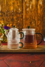 MPL czajnik zaparzacz i filiżanka JACK 0,5 l ZIELE MPL borosilacate glass JACK Tea 4 One GREEN