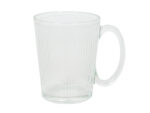 Glass mug 300 ml set 1 pcs RIFFLES 27022007 Glass mug 300 ml 1 pcs RIFFLES 27022007
