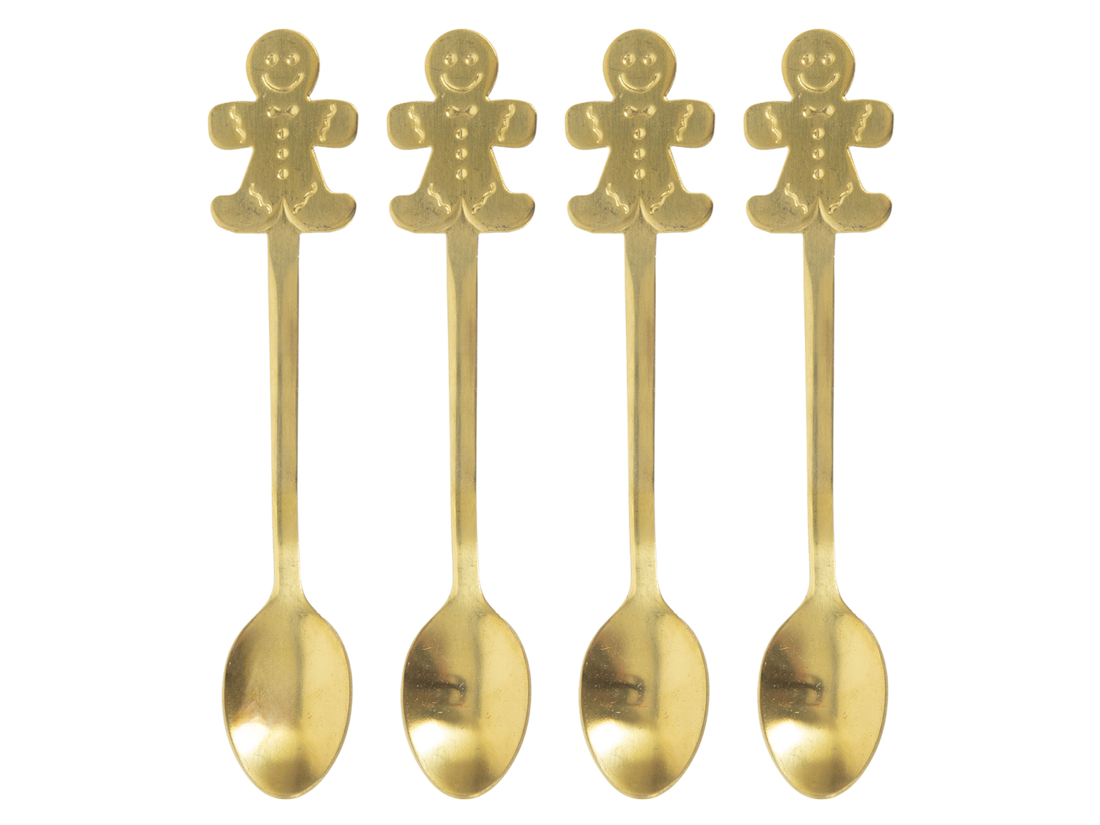 Deco Xmas zestaw łyżki deserowe ZŁOTE Deco Xmas cutlery pastry spoons set GOLD 23106068