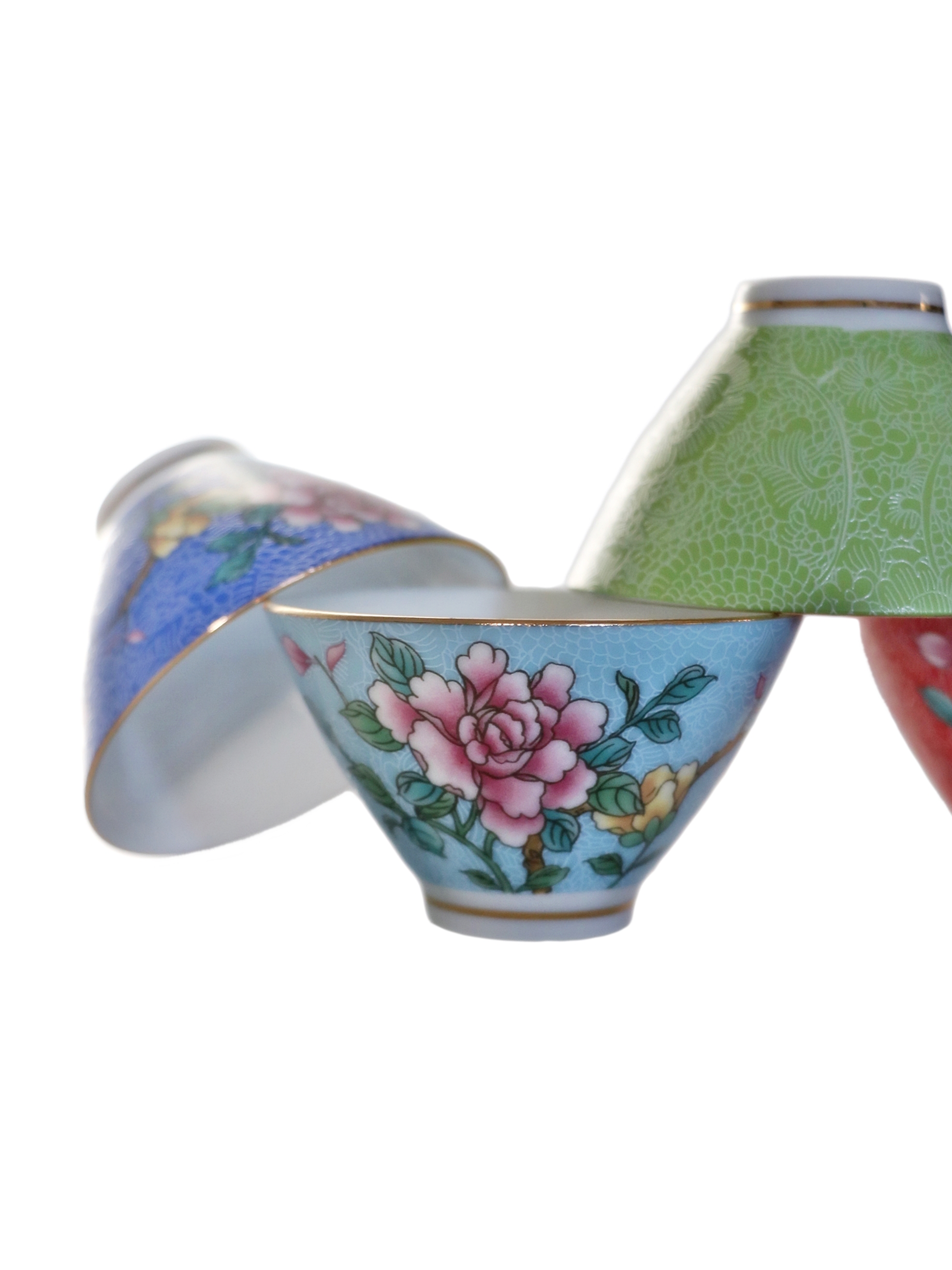 Porcelana ORIENT zestaw 6 czarek skośne 70 ml Porcelain ORIENT set of 6 cups V shape 70 ml - obrazek 3