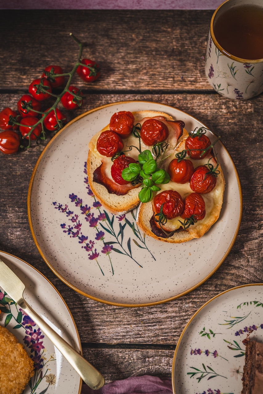 BELLE LINE talerz 24 cm obiadowy LAWENDA BELLE LINE plate 24 cm 078373 dinner LAVENDER - obrazek 3