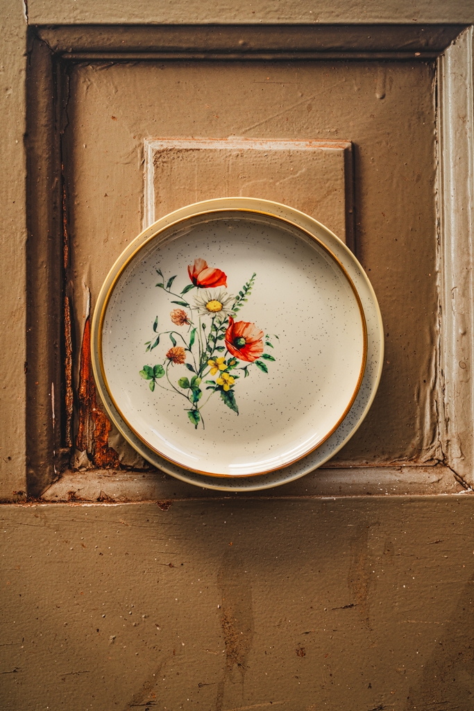 BELLE LINE talerz 24 cm obiadowy MAK BELLE LINE plate 24 cm 078328 dinner POPPY