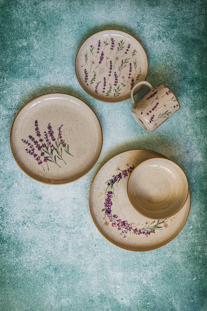 BELLE LINE talerz 27 cm obiadowy LAWENDA BELLE LINE plate 27 cm 078366 dinner LAVENDER - obrazek 4