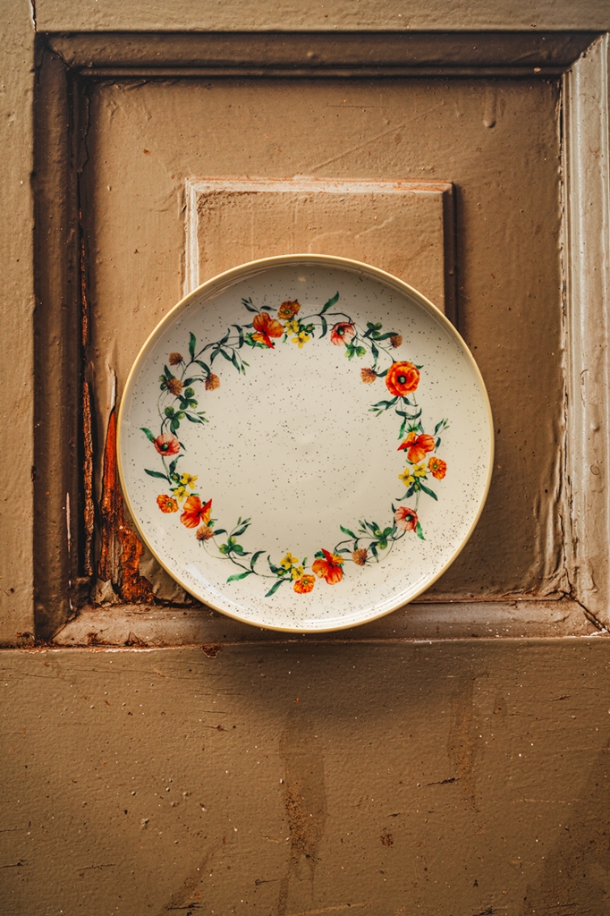 BELLE LINE talerz 27 cm obiadowy MAK BELLE LINE plate 27 cm 078311 dinner POPPY