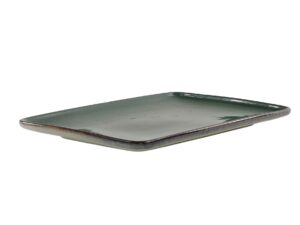Ceramiczna linia OMBRES półmisek 36x24 cm ZIELEŃ S OMBRES line serving plate 36x24 cm GREEN GREY