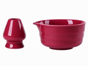 Bisette RÓŻOWY ceramiczny zestaw do MATCHY bez szc Bisette PINK MATCHA set no brush