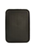 Plastikowa taca antypoślizgowa prostokąt 45x35 cm  Plastic Non-slip tray rectangular 45x35 cm BLACK