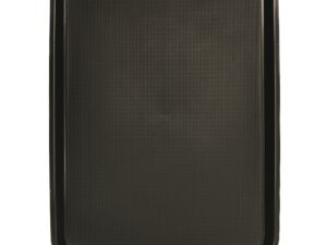 Plastikowa taca antypoślizgowa prostokąt 45x35 cm  Plastic Non-slip tray rectangular 45x35 cm BLACK