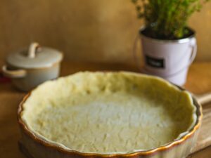 Ceramiczna linia OMBRES I do tarty 26cm JASNY BRĄZ OMBRES INSTA line TARTA baking form 26 cm LIGHT BR