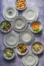 Porcelanowa linia SEOUL kpl 18 talerz obiadowy mix Porcelain SEOUL 18 pcs plates set 24327238