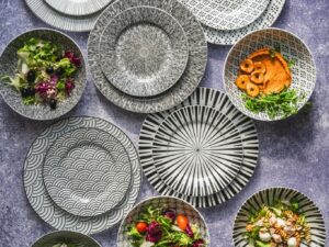 Porcelanowa linia SEOUL kpl 18 talerz obiadowy mix Porcelain SEOUL 18 pcs plates set 24327238