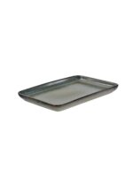 Ceramiczna linia OMBRES półmisek 29x19 cm GRANAT S OMBRES line serving plate 29x19 cm NAVY GREY