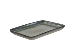 Ceramiczna linia OMBRES półmisek 29x19 cm GRANAT S OMBRES line serving plate 29x19 cm NAVY GREY