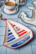 BRISE LINE półmisek żaglówka patera 26 cm BRISE LINE serving dish sail boat 26 cm 079875