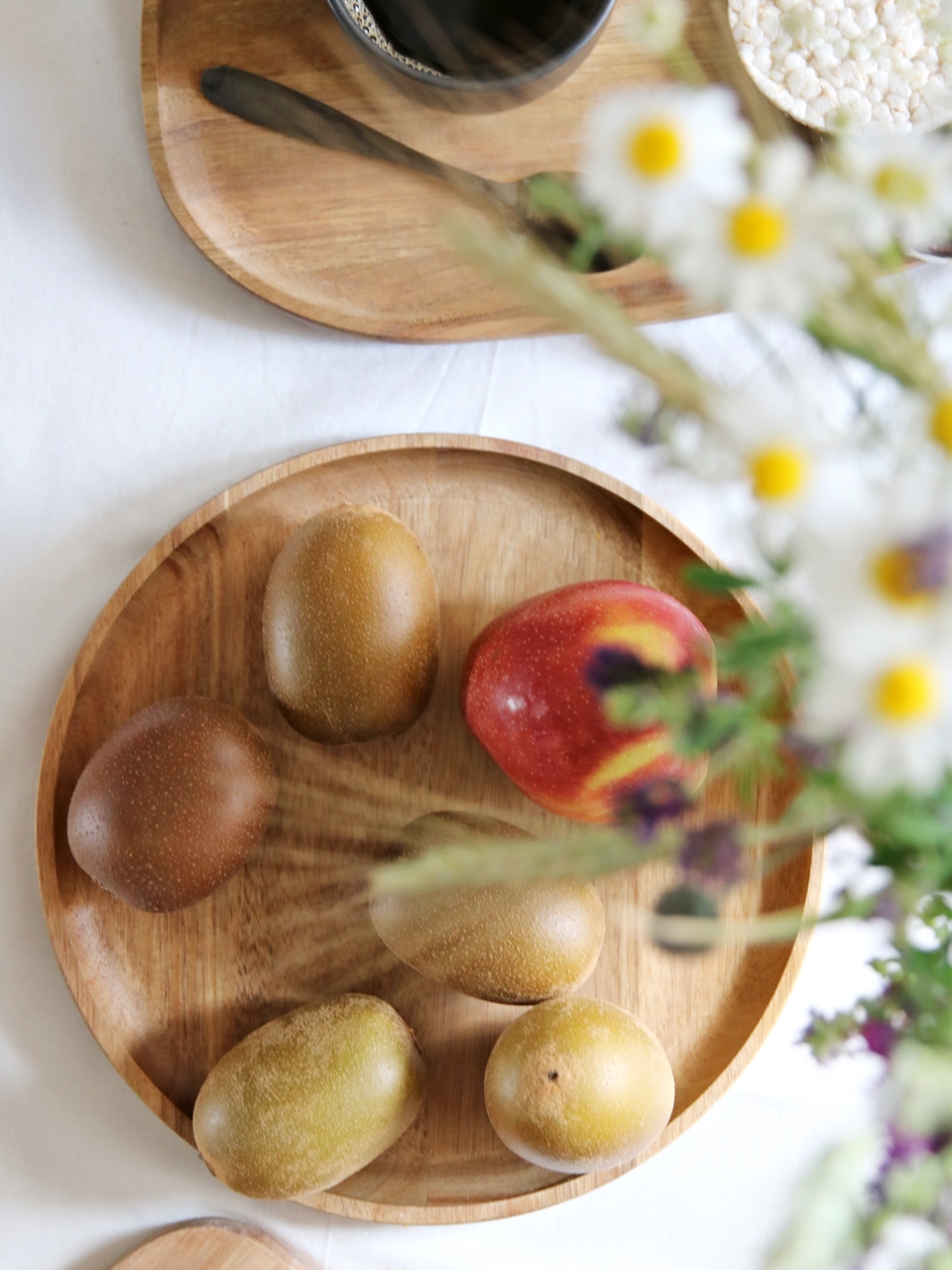 Akacjowa seria półmisek talerz okrągły 35 cm ACACIA serie tray plate o35x2 cm 24501823 - obrazek 4