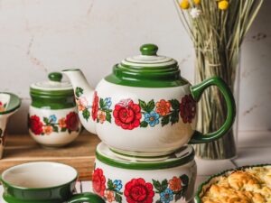 HALINA dzbanek ręcznie malowany HALINA tea pot HAND PAINTED 079189