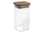 Akacjowa seria słoiczek 11 x 6 cm kwadrat ACACIA serie glass jar 11 x 6 cm 23467502
