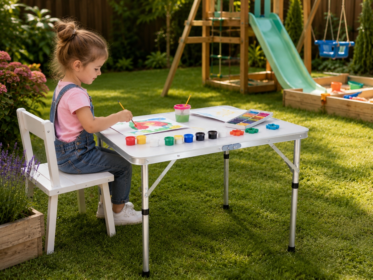 Party STOLIK rozkładny campingowy MINI Party PICNIC table CAMPER table 60x40x60 23366981 - obrazek 3