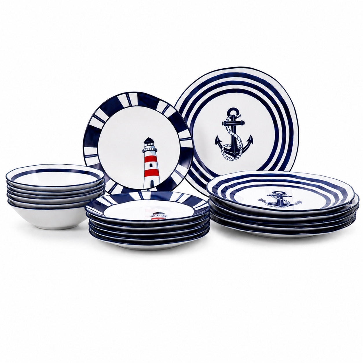 BRISE serwis obiadowy 18 el BRISE LINE dinner set 18 pcs 600467