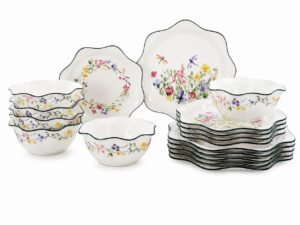 PANI KWIATEK serwis obiadowy 18 el MRS FLOWER dinner set 18 pcs 600498