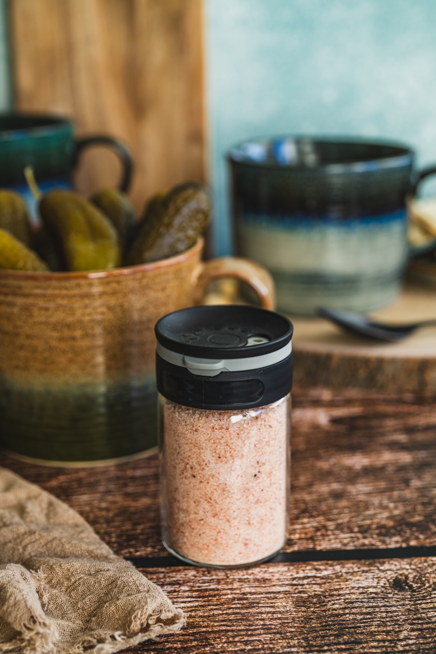 Szklany pojemnik na przyprawy z pokrywką MPLCo spice jar with lid - obrazek 6