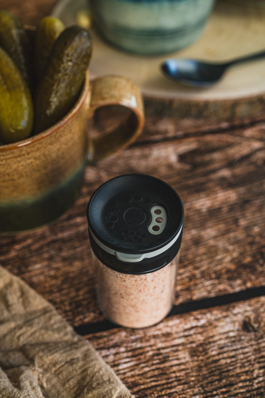 Szklany pojemnik na przyprawy z pokrywką MPLCo spice jar with lid - obrazek 5