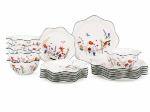 PAN KWIATEK serwis obiadowy 18 el MR FLOWER dinner set 18 pcs 600481
