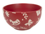 Deco Xmas ŚWIĄTECZNY WZÓR miska czerwona Deco Xmas CHRISTMAS PATTERN Bowl red 23010346