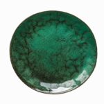OMBRES talerz 21 cm ZIELEŃ SZARY OMBRES line plate 21 cm GREEN GREY 601464