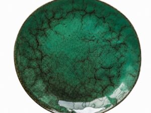OMBRES talerz 21 cm ZIELEŃ SZARY OMBRES line plate 21 cm GREEN GREY 601464