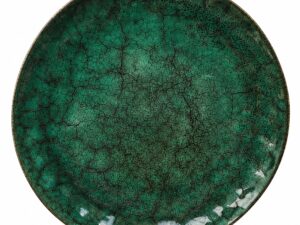 OMBRES talerz 28 cm ZIELEŃ SZARY OMBRES line plate 28 cm GREEN GREY 601488