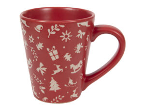 Deco Xmas ŚWIĄTECZNY WZÓR kubek czerwony Deco Xmas CHRISTMAS PATTERN Mug red 23010354