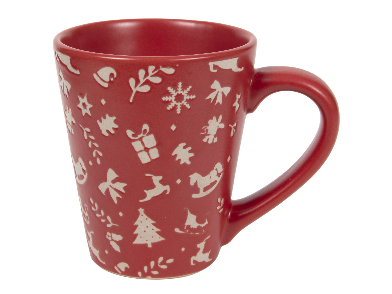Deco Xmas ŚWIĄTECZNY WZÓR kubek czerwony Deco Xmas CHRISTMAS PATTERN Mug red 23010354