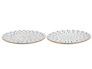 Porcelanowa linia YAMATA talerz 27cm mix 2 wzorów Porcelain YAMATA plate 27 cm 24324688 mix 2 decal