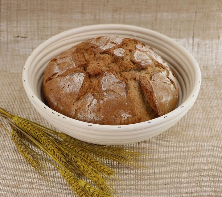 MPL Natural rattan breadform ROUND 21 cm LEN MPL Natural rattan breadform ROUND 21 cm LEN - obrazek 4