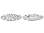 Porcelanowa linia TOTTORI talerz 27cm mix 2 wzorów Porcelain TOTTORI plate 27 cm 24324640 mix 2 decal