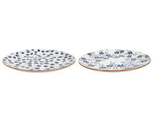 Porcelanowa linia TOTTORI talerz 27cm mix 2 wzorów Porcelain TOTTORI plate 27 cm 24324640 mix 2 decal