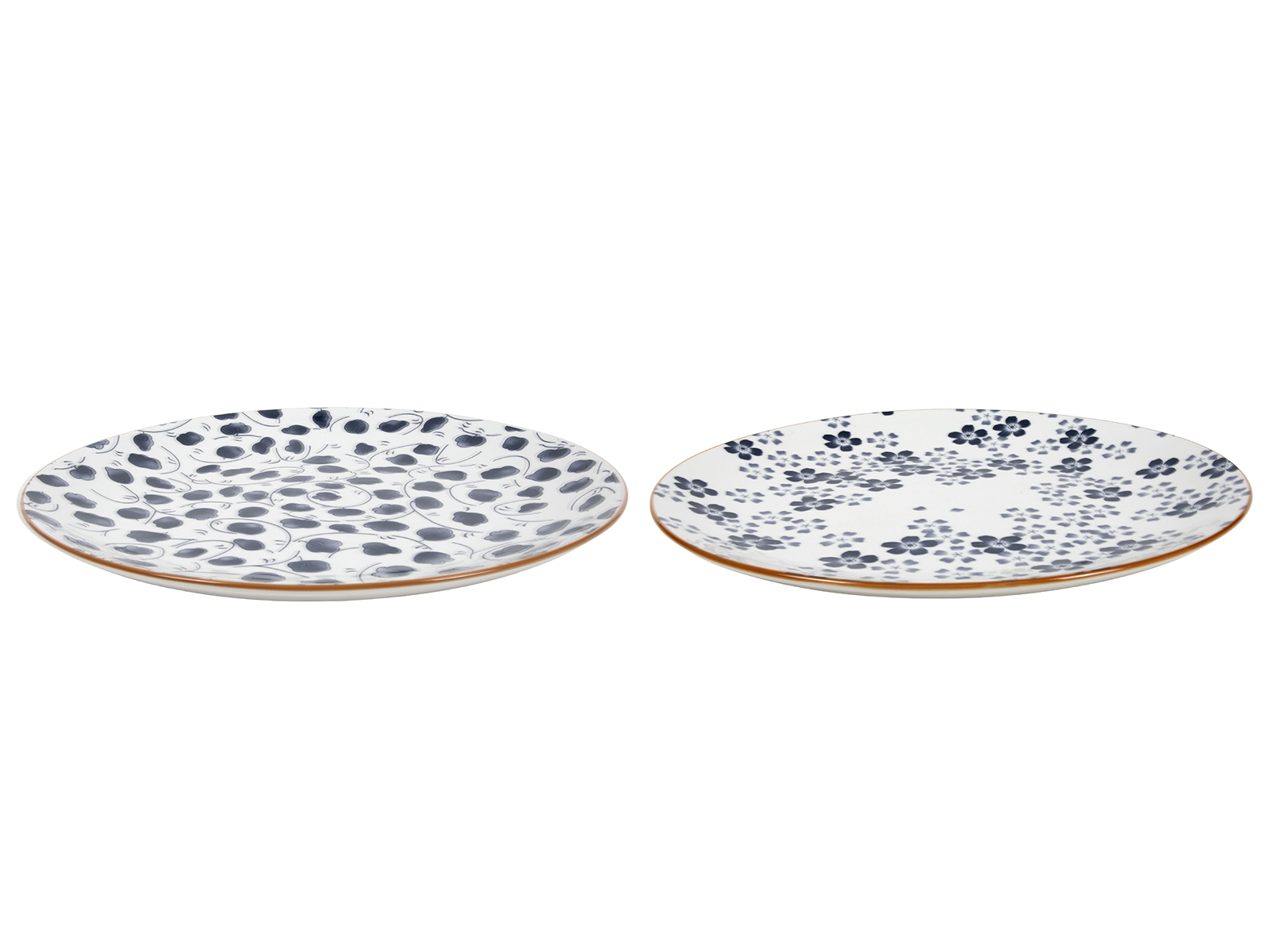 Porcelanowa linia TOTTORI talerz 27cm mix 2 wzorów Porcelain TOTTORI plate 27 cm 24324640 mix 2 decal