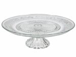 Patera szklana na wysokiej nóżce 28,9 cm Glass cake plate stand 28,9 cm on feet 24532716