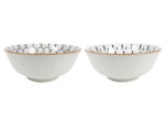 Porcelanowa linia TOTTORI miska 21cm mix 2 wzorów Porcelain YAMATA bowl 21 cm 24324720 mix 2 decal