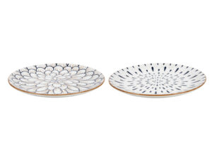 Porcelanowa linia YAMATA talerz 19cm mix 2 wzorów Porcelain YAMATA plate 19 cm 24324681 mix 2 decal