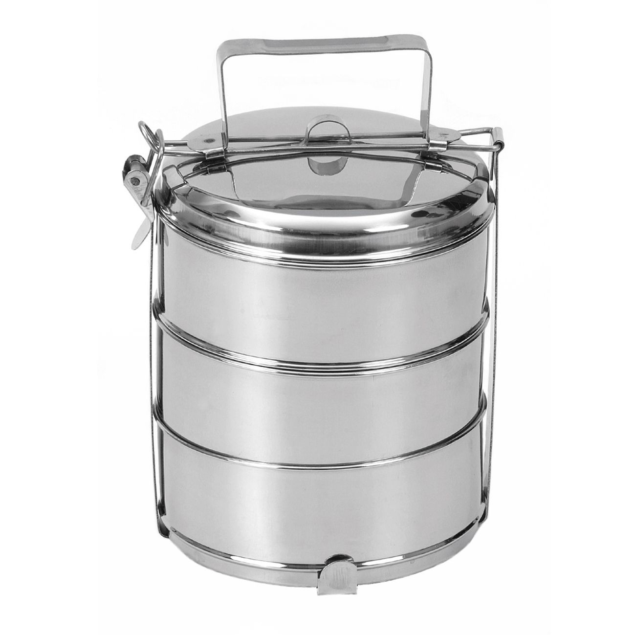 Lunch box 3 levels stainless steel 120902 Lunch box 3 levels stainless steel 120902