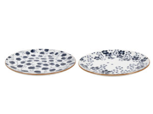 Porcelanowa linia TOTTORI talerz 19cm mix 2 wzorów Porcelain TOTTORI plate 19 cm 24324632 mix 2 decal