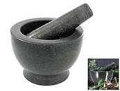 Marmurowy moździerz Biały 15 x 9,5 cm DUŻY Marble mortar 15 x 9,5cm 23461399 BIG