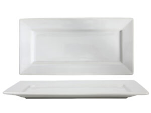 Porcelanowy półmisek PROSTOKĄTNY do serw 25x12 cm Porcelain serving DISH rect 25x12 cm 24307269